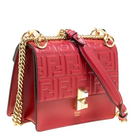 fendi red handbag